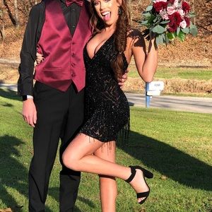 Sherri hill halter homecoming dress size 00